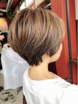 ルーファス 恵比寿 渋谷(Ruufus) 白髪ぼかしハイライトベージュ【Ruufus恵比寿渋谷】3157a