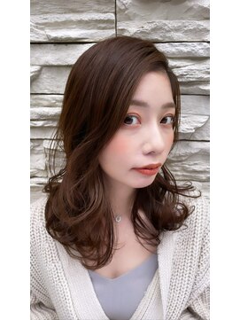 ロアールメイ(LOAOL mei) 【小顔似合わせ】大人かわいいナチュラルセミロング10代20代30代