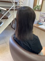 コアフィールフィス(COIFFURE fils)&nbsp;《見附　今町》伸ばしかけストレート　ミディ