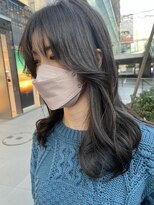 マージュ ギンザ(marju GINZA) 顔まわりパーマ 韓国レイヤー コテ巻き風パーマ