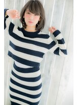 イル(ile)&nbsp;大人マッシュウルフ/白髪活かし/グレージュ/30～60代にお勧め