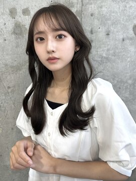 シーシンジュク 新宿南口(Sea shinjuku) 大人ガーリー×ブリーチなし◎前髪/顔周り×韓国ロング[新宿]