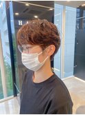 大人パーマショート