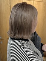 ソワ 錦糸町(soi)&nbsp;ホワイトミルクティーベージュ_切りっぱなしボブ_錦糸町