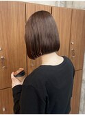 切りっぱなしボブ