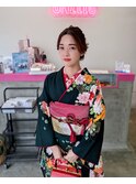 お顔合わせの着付け&ヘアセット