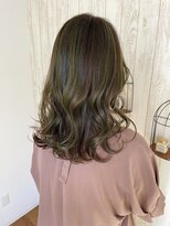 ルヴェール 北方店(LeVert)&nbsp;ハイライトオリーブベージュ/髪質改善トリートメントoggiotto