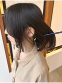 【志免】刈り上げインナーカラー/グリーン☆山之内