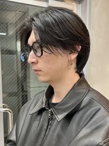 センターパート/ニュアンスパーマ