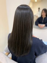 ピピバイヨーク(pipi, by yoke.)&nbsp;艶髪ケアカラー/グレージュ/ナチュラルストレート
