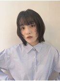 イメチェン外ハネボブ美髪×ブリーチなしレイヤー韓国[大宮］