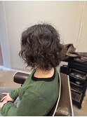 しっかりくりっと出すパーマ