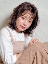 テーラヘアー 東川口店(TELAHAIR)&nbsp;ミディアムボブ×グレージュ【TELA HAIR 東川口】