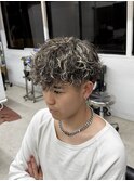 【サーフカール】【ツイスパ】【ホワイトメッシュ】