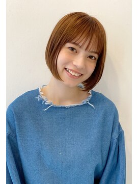 キイ ギンザ(k.e.y GINZA) ぱっつんミニボブ