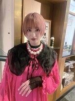 ペレ アネックス 大阪梅田茶屋町店(PELE ANNEX)&nbsp;ミディアムヘア/デザインカラー/フェイスフレーミング/梅田