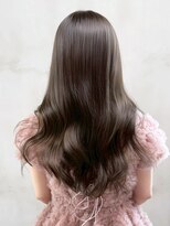 アイティーバイアルバム 八王子店(IT by ALBUM)&nbsp;ロング暗めカラー韓国ヘア顔周りレイヤーグレージュ_ba566142