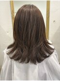 ミディアム　ひし形レイヤースタイル