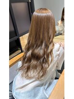 レム 泉中央店(L.E.M)&nbsp;ブリーチなしベージュカラー