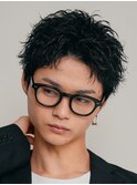 スパイキーパーマスパイキーショートメンズパーマメンズカット