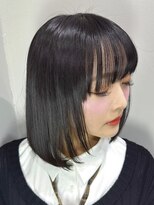 ヘレナトウキョウ(Helena Tokyo)&nbsp;パッツン!前髪!黒髪正当派ボブ!ストレート!