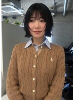 フィルムス 表参道(FILMS)&nbsp;ミニボブレイヤー/レイヤーカット/ウォームベージュ/前髪/表参道