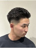 オールバックパーマ