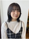 3/2 ミディアム 顔周りカット ラベンダー【千代田彩夏】