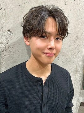 メンズファット バイ アプリーレ(Men's PHAT by Aprire) メンズカット無造作センターパートマッシュショート