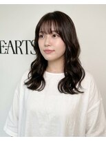ハーツオオサカ(HE:ARTS OSAKA)&nbsp;前髪あり韓国洗練暗髪ロング