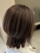 エリン バイ リル ヘアー 本陣(eLin by LiL hair)&nbsp;ハイライト×レイヤーウルフ