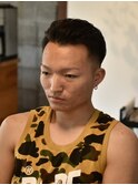 漢気フェードワイルドバック【倉敷メンズカット専門店/美容院】