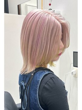 ワク 岡崎店(waku) ペールピンク×オーダーメイドカラー