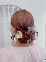 ヘアメイクアンドセットサロン リッコ(Hair make&set salon Ricco)&nbsp;ゆるふわりぼんカチモリスタイル♪
