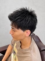 フリットグラン(FRIT GRAND)&nbsp;爽やかアップバングショート｜一宮メンズカット