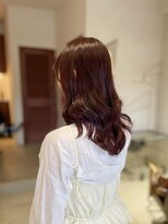 ウツギ(UTSUGI)&nbsp;お顔まわりレイヤー×ピンクブラウン