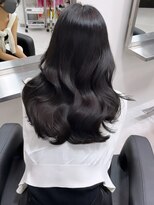 テンダー 川崎(TENDER) ba1107黒髪アッシュブリーチなし透明感艶髪ワンホンヘアレイヤー