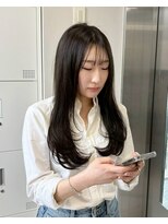 Valone Tokyo レイヤーカット/韓国ヘア/髪質改善【12/1NEW OPEN（予定）】&nbsp;ba13140_暗髪アッシュワンホンロング髪質改善レイヤーカット艶髪