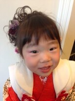 美容室ベーセベーゼ 朝霞店(B C B G)&nbsp;七五三　三歳　アップ  [BCBG朝霞店]