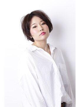 ラウンジ モリオ イケブクロ(Lounge MORIO Ikebukuro) 【morio池袋】黒髪センターパートボブ