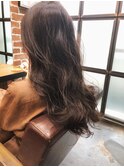 050/小顔 ダブルバング デジタルパーマ ブランジュ 無造作/栗原