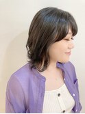 ミディアムレイヤースタイル