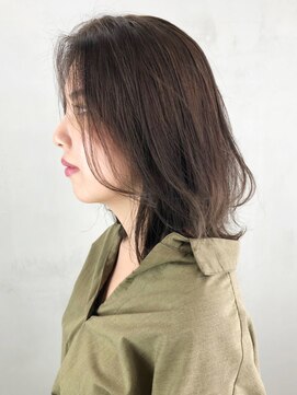 アイティー バイ アルバム 浦和店(IT by ALBUM) マロンアッシュ_オリーブカラーハイライトカラー_ba250651