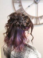 ヘアセットサロン ミント(Hair set salon MINT)&nbsp;ミディアムハーフアップ