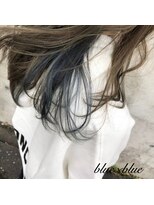 アンルーク ヘア(+1 unluke hair) [+1unluke]2024-SS/blue×blue×greenge
