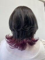 ラインヘアー(LINE HAIR) [瀧本里奈]ウルフ 裾カラー☆