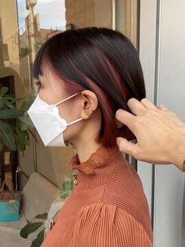 サーパス(Surpass) 【Surpass 立川】インナーカラーボブ