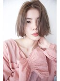 ぱっつんボブ大人可愛い20代30代40代前下がりボブショート大宮