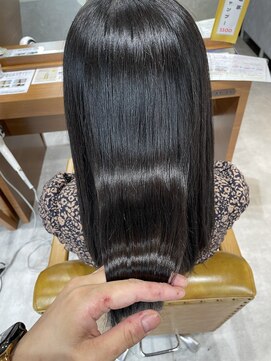 ブレス 横浜(bless) 【髪質改善】艶髪暗髪ウルトワ水素トリートメント大人可愛い