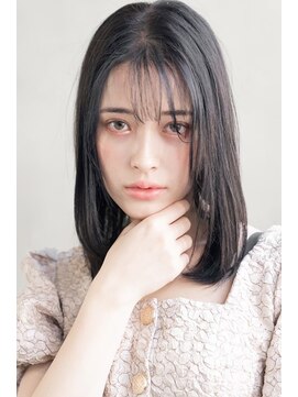 ロジッタ(ROJITHA) 【ROJITHA原宿表参道】内巻きミディ×ダークアッシュ